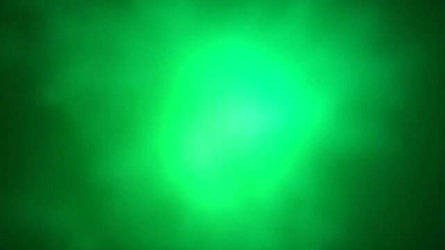 Green electric effect in smoke animation