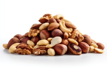 A diverse collection of mixed nuts