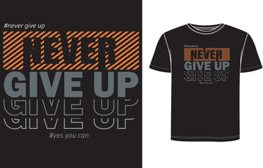 Motivational Typography T Shirt Design