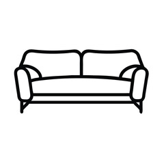  sofa line art vector 