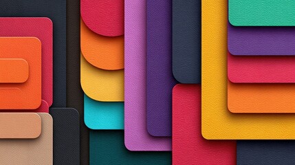 Colorful background featuring different colors in an abstract geometric pattern with vibrant gradient design