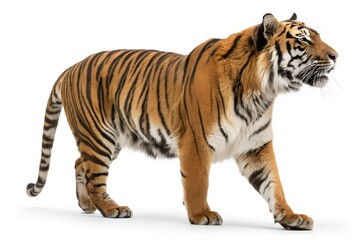 Obraz premium Tiger isolated on white background