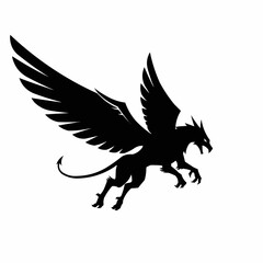 Wings soaring in black and white contrast, feathers spread wide open in monochrome