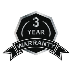 Obraz premium Warranty badge icon. Warranty Badge Set.