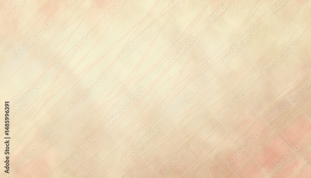 Poster soft beige textured background with diagonal pastel streaks and subtle brush lines for web design, print layout, branding backdrop, or copy space in minimalist creative projects

