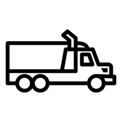 Trailer car icon