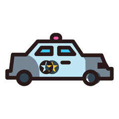 police patrol car icon