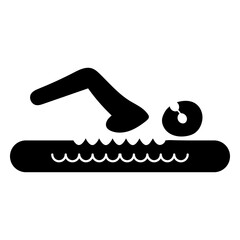 Person swimming sport