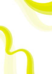 Abstract Yellow Wave Design Background for Modern Presentations