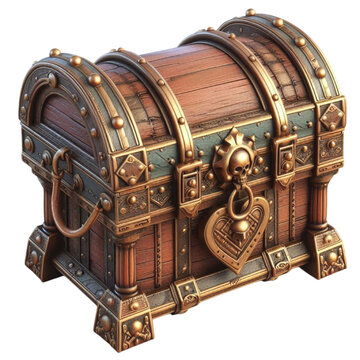 recommend clip art: Wooden Treasure Chest