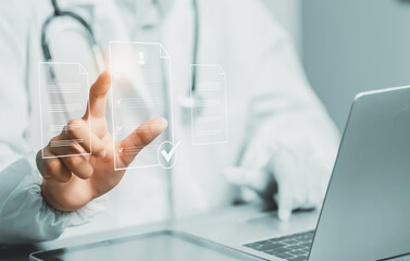 Digital healthcare technology and online medical record system with document workflow, treatment...