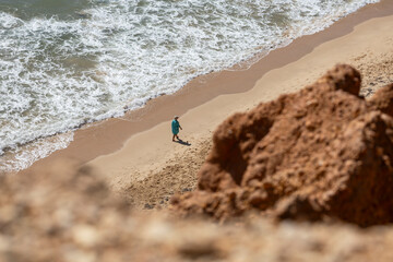 Strand Praia da Falesia an der Algarve