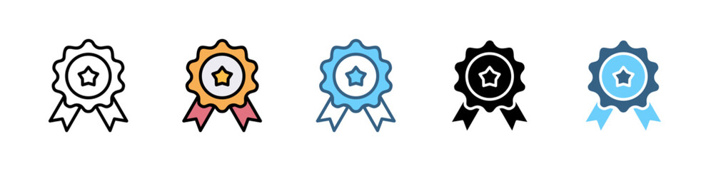 IPSEC icons with various styles and colors