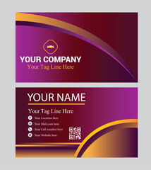 Naklejka premium visiting and business cards advertisement vector design templates