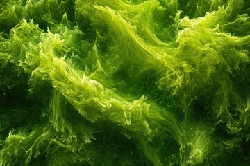 Abstract Green Organic Texture