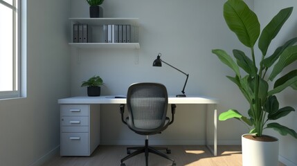 Minimalist home office