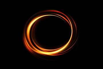 Abstract circular light effect