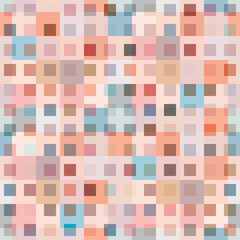 This seamless pastel geometric square pattern is ideal for soft decor, moderrn digital backgroun, dwallpaper, and quilting. Designed with soothing blush and blue tones for a calm, versatile finish