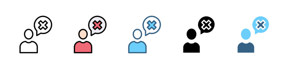 MORALITY icons with various styles and colors