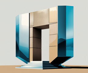 modern office building