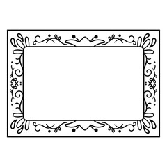 Rectangle vintage frame