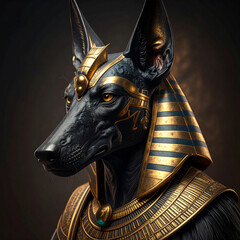 digital art egypt anubis