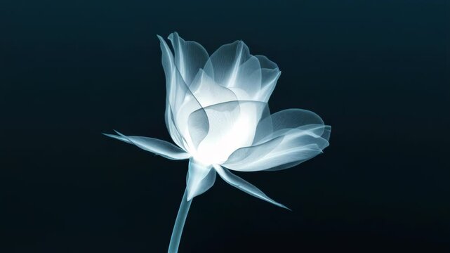Ethereal X-Ray Floral: Exploring the Inner Beauty of Botanical Structures With Transparency