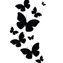 Obraz premium Butterfly Silhouette