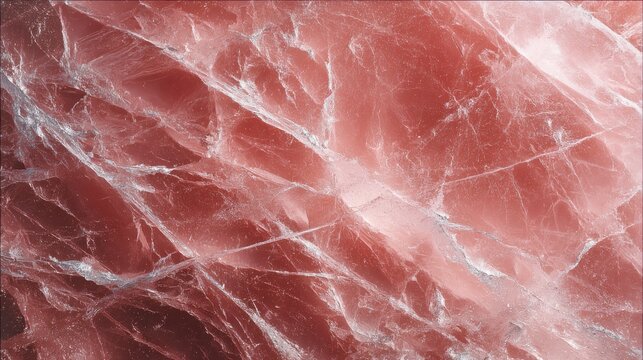 Ultra quality image of depth and dimension of white scratches on morganite ice.