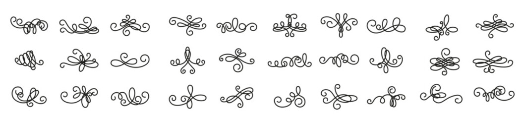 Set of Linear Squiggles