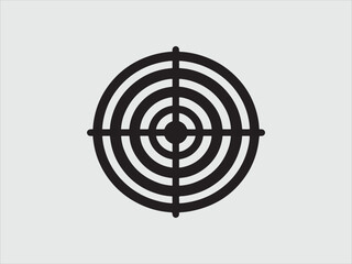 target aim icon, focus icon vector design symbol. target, challenge, objective icon vector.