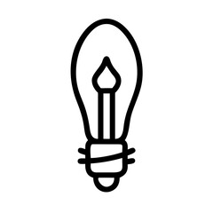 Icon of a Light Bulb