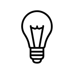 Icon of a Light Bulb