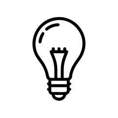 Obraz premium Icon of a Light Bulb