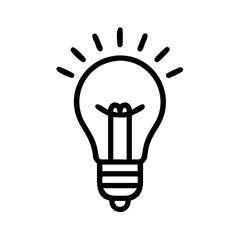 Icon of a Light Bulb