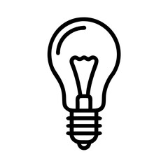 Icon of a Light Bulb