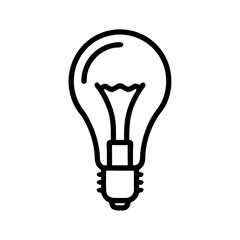 Obraz premium Icon of a Light Bulb