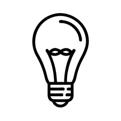 Obraz premium Icon of a Light Bulb