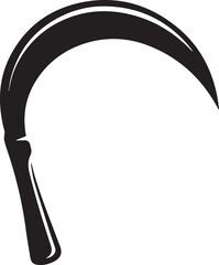 Sickle Silhouette Black Vector in image vector format