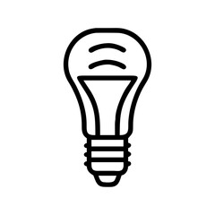 Icon of a Light Bulb