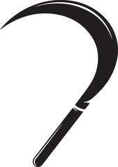 Sickle Silhouette Black Vector in image vector format