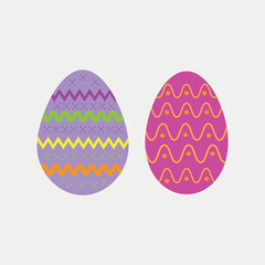 Ester egg vector art illustration