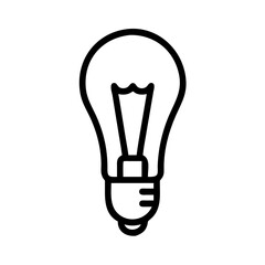Fototapeta premium Icon of a Light Bulb