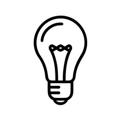 Icon of a Light Bulb