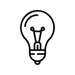 Icon of a Light Bulb