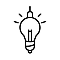 Icon of a Light Bulb