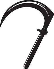 Sickle Silhouette Black Vector in image vector format