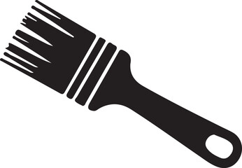 paint brush isolated on white