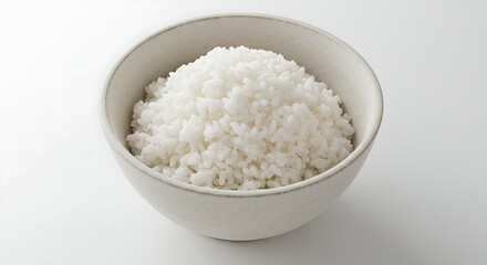 Fluffy White Rice in a Bowl Simple, Delicious, and Versatile