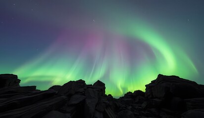 Binary Aurora Borealis 